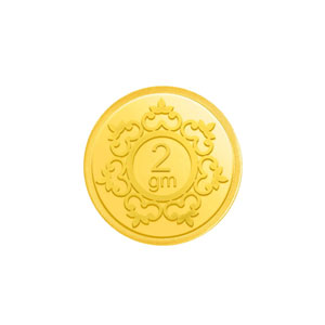 2 GM 24 Karat Gold Coin