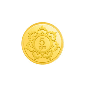 5 GM 24 Karat Gold Coin
